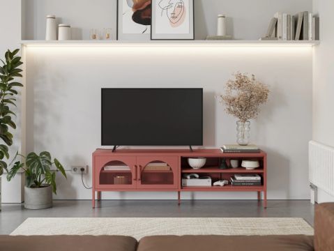 metalowa szafka pod TV
