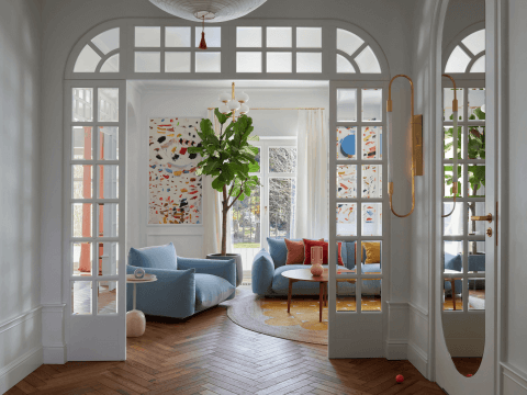 salon w kamienicy aranżacje