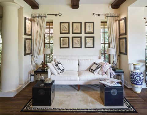 Dom pod Warszawą: prosty, sielski, subtelnie elegancki