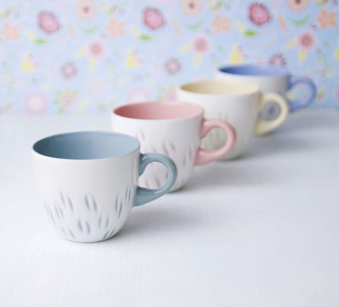 Kolorowe naczynia z pracowni imkadesign.pl