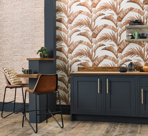 Tapety do kuchni w liście