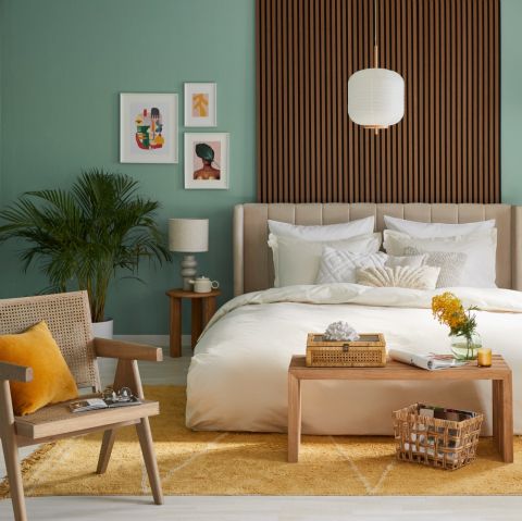 mały fotel do sypialni