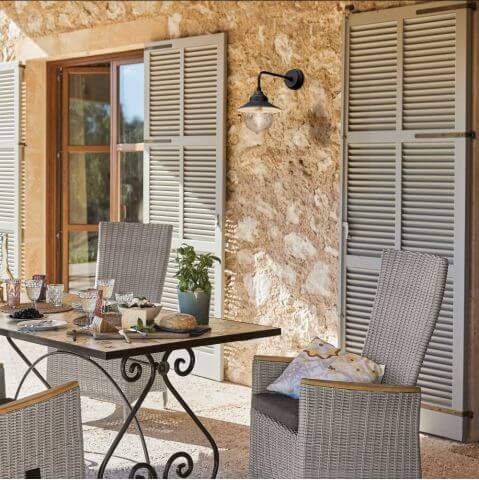 Stylowa lampa zewnętrza