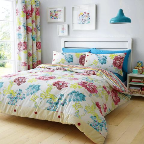 kolorowa pościel na lato