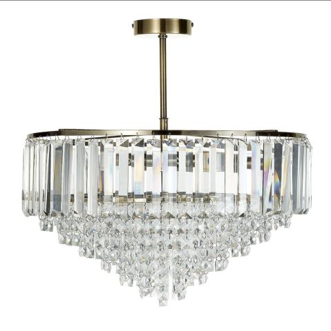 żyrandol do salonu glamour