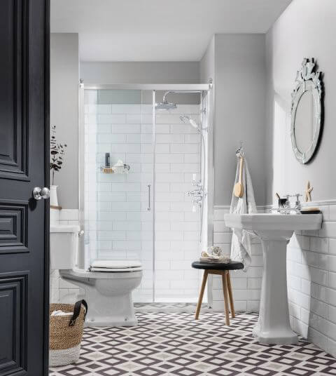 łazienka styl angielski