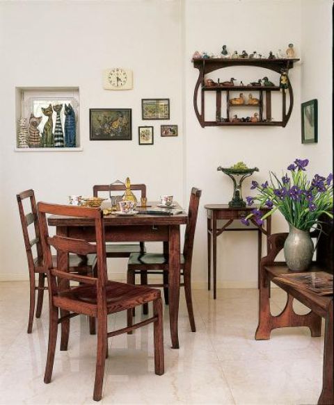 Ciekawa kolekcja kaczek. Artdekowska willa