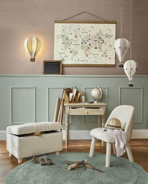 pokój dla dziecka dla poszukiwacza przygód