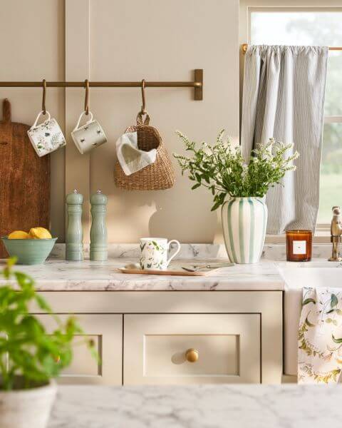 kuchnia styl granny chic