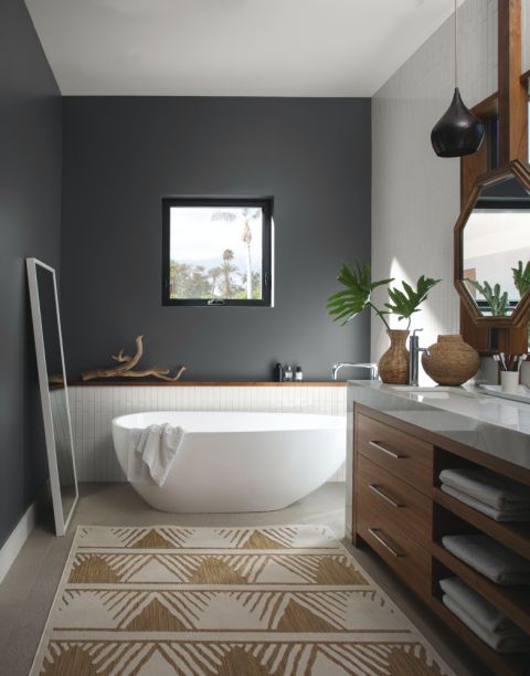 łazienka bez płytek