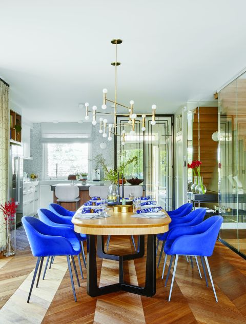 Ten stylowy i nowoczesny dom dla musiał być nie tylko piękny, ale też przestronny