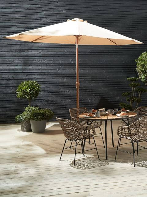 składany parasol ogrodowy