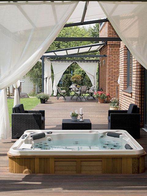 Salon kapielowy pod chmurką. Na skraju puszczy