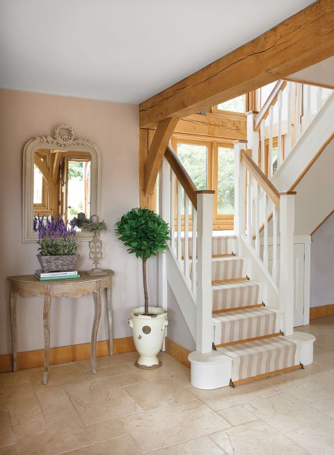 hol w stylu rustykalnym