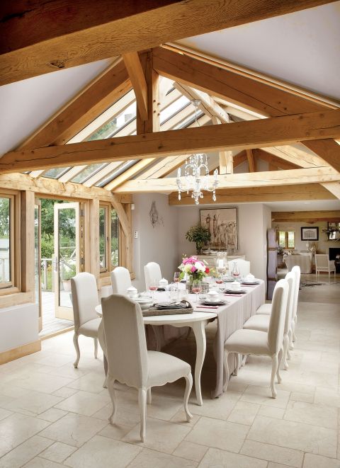 jadalnia w stylu rustykalnym