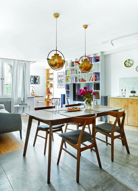 Szarość pełna blasku – nowoczesne wnętrza z nutą retro