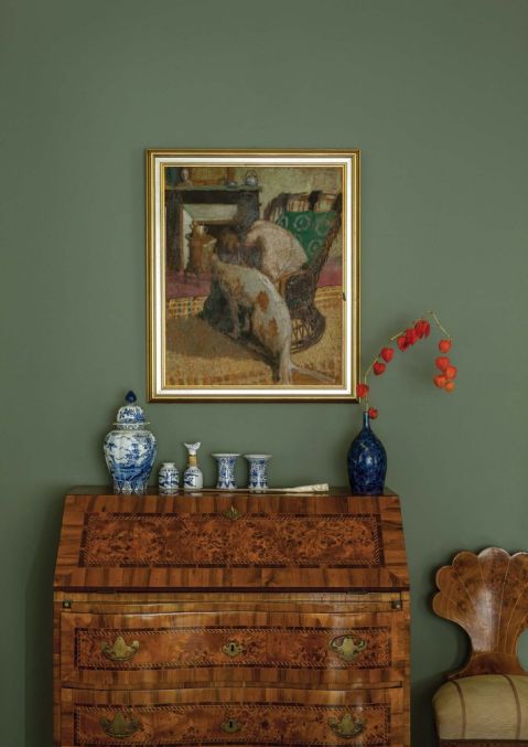 meble z różnych epok w salonie