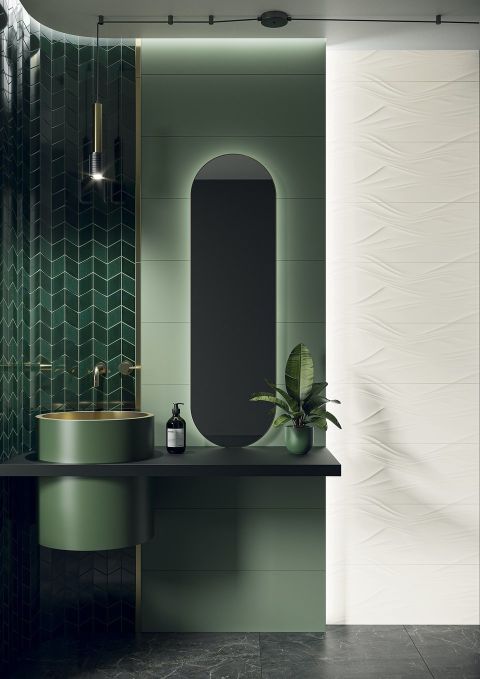 jak położyć płytki na ścianach w łazience