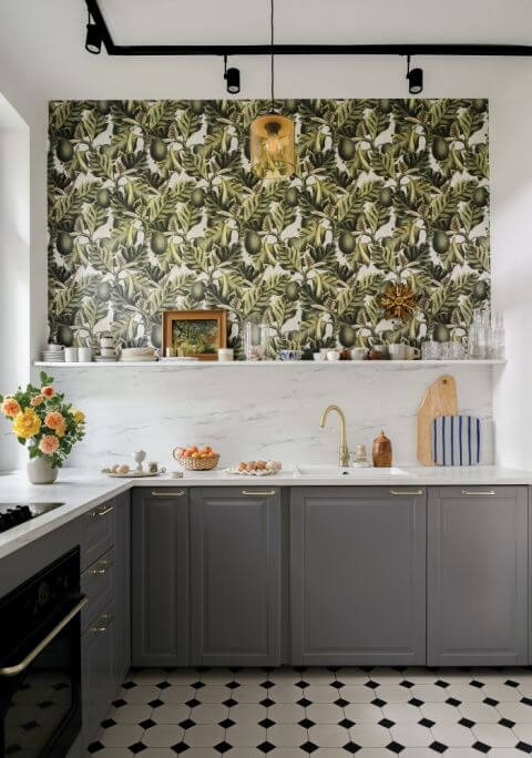 kuchnie z oknem narożnym