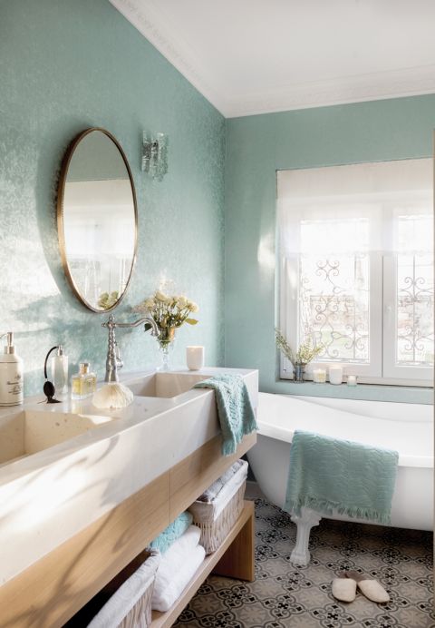 styl shabby chic łazienka