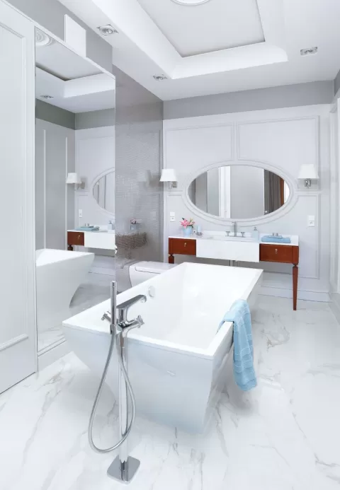 biała łazienka klasyczna