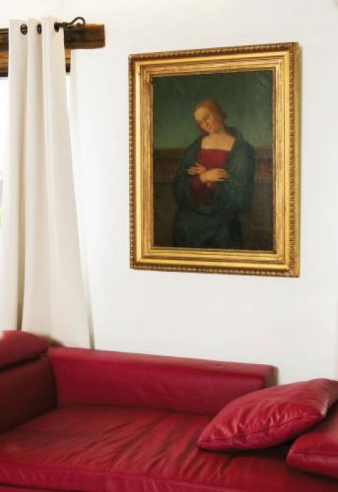 Madonna ze szkoły włoskiej, pochodząca z XVII wieku.