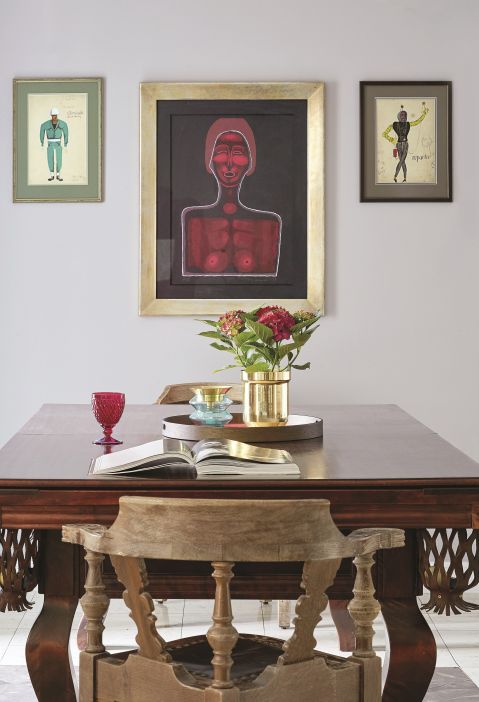 Eklektyczny styl w domu Odety Moro