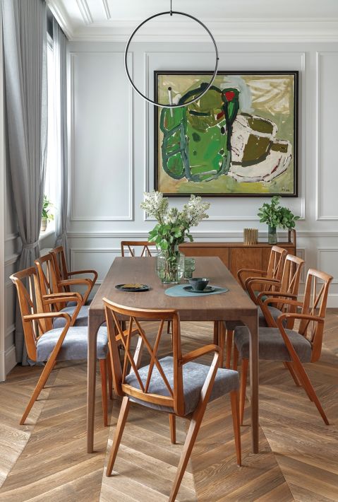 mieszkanie w stylu francuskiej kamienicy