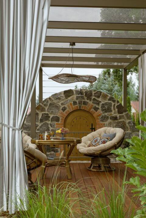 elegancki taras inspiracje