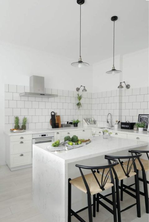 biała kuchnia w stylu skandynawskim