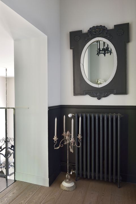 Im wyżej, tym bardziej industrial ustępuje przytulnej, uproszczonej w formie klasyce.