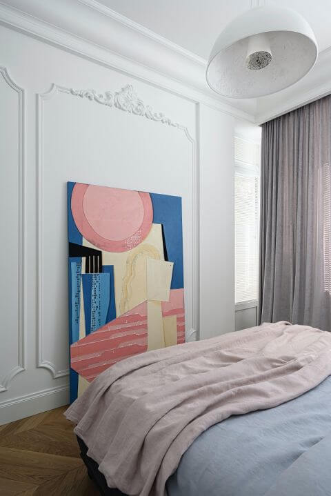 mieszkanie 50 m kw aranżacja sypialni