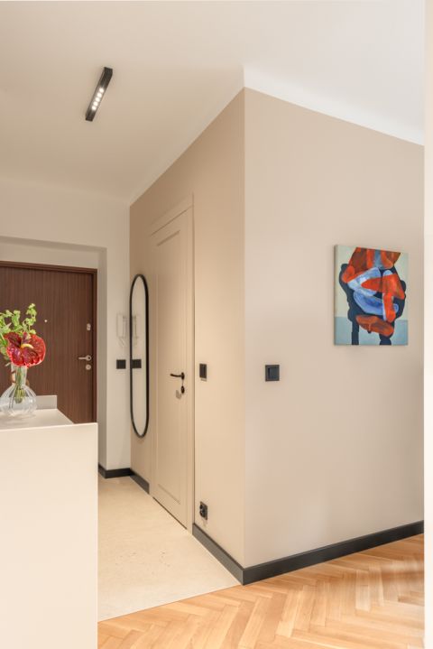 przedpokój w starej kamienicy