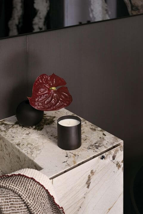 szafka łazienkowa z okładziną kwarcytową