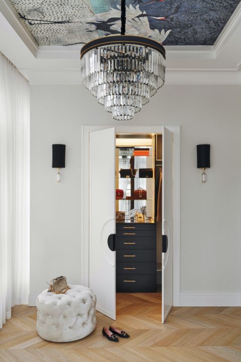 garderoba w stylu modern classic