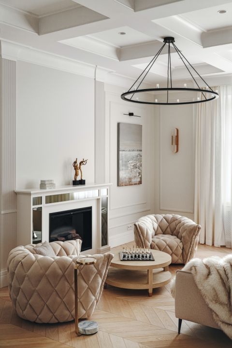 aranżacja wnętrza w stylu modern classic