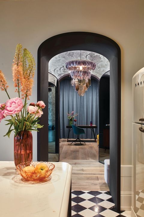 ekstrawaganckie wnętrza z rockową nutą