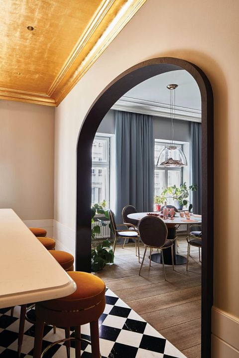 ekstrawaganckie wnetrza mieszkania