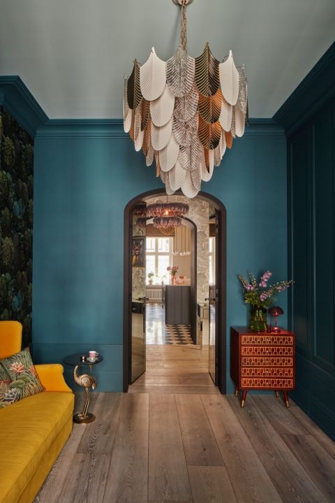 ekstrawaganckie wnętrza z rockową nutą