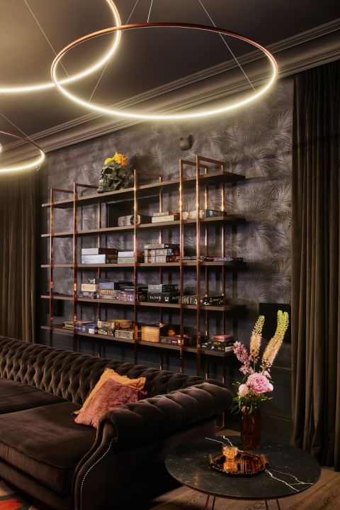 ekstrawagancki pokój kinowy w domu