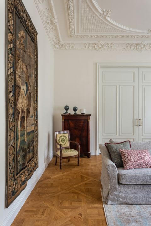 apartament który urządziła sztuka