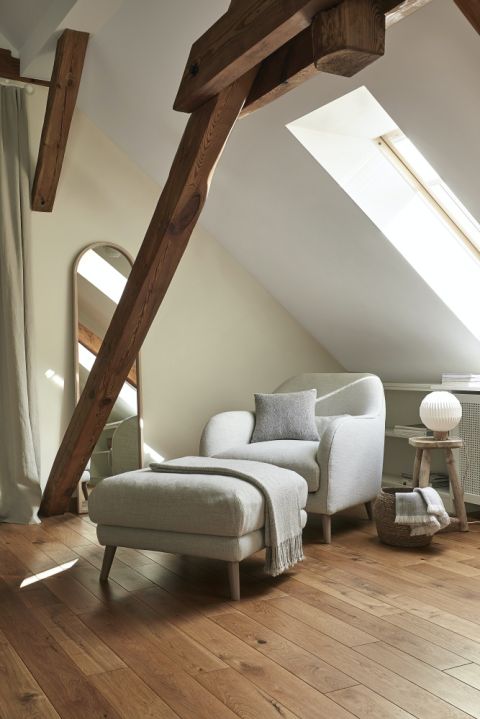 aranżacja poddasza styl skandynawski