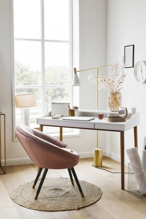 przytulne domowe biuro