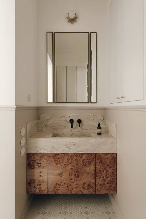 z czego może być zrobiony blat pod umywalkę