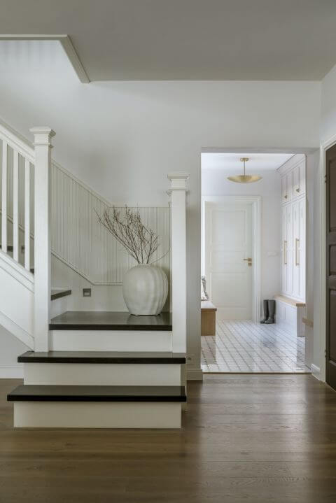 hol przedpokój w stylu modern country