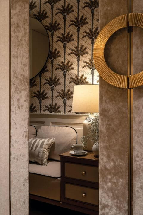 elegancki hol modern classic inspiracje