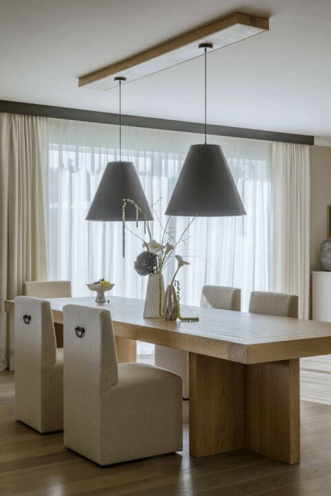 jadalnia w stylu modern country