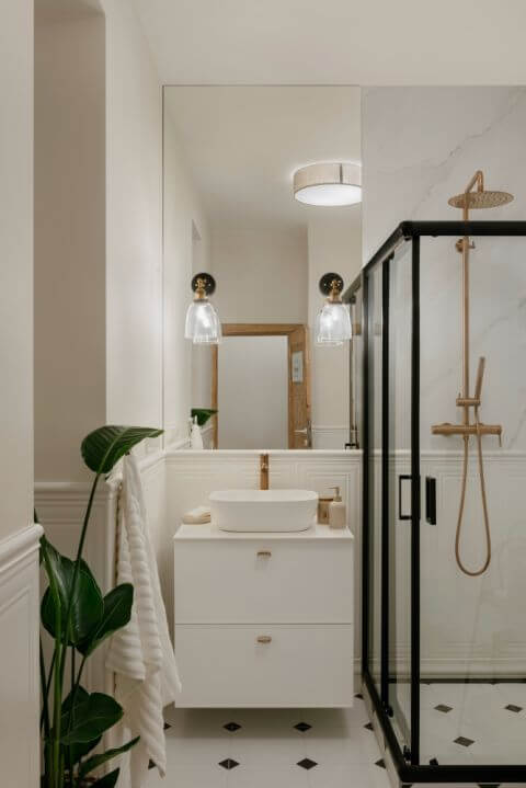 kaszmirowa łazienka