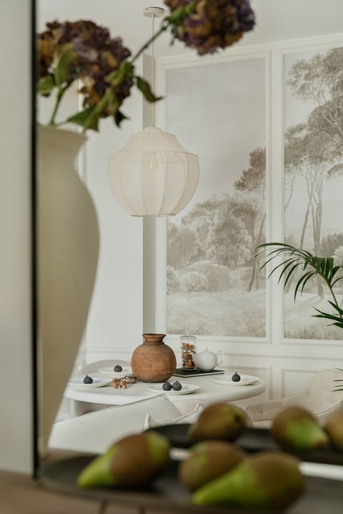 kaszmirowe mieszkanie aranżacja