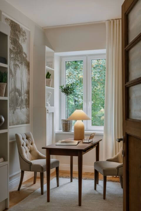 kaszmirowe mieszkanie wystrój wnętrza